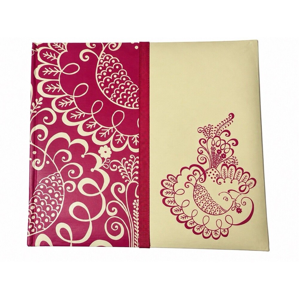 Vera Bradley Baby Book Twirly Birds Pink White Original Box NEW